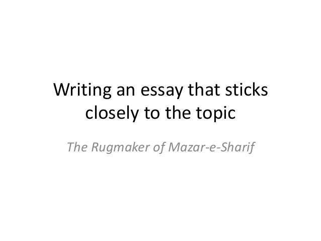 the rugmaker of mazar-e-sharif essay questions the rugmaker of mazar-e-sharif essay questions